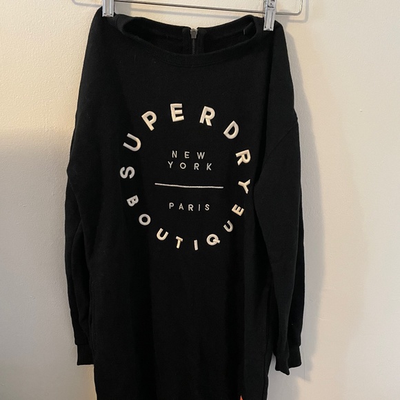 SUPERDRY - Sweat Dress with Circle Logo - Small - Picture 5 of 12